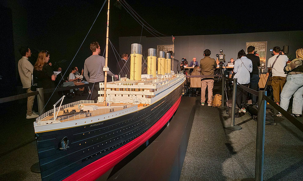 Exposición sobre el Titanic recuerda la tragedia del sumergible