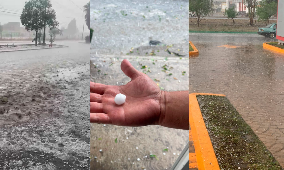 Fuerte Granizada Sorprende A Potosinos