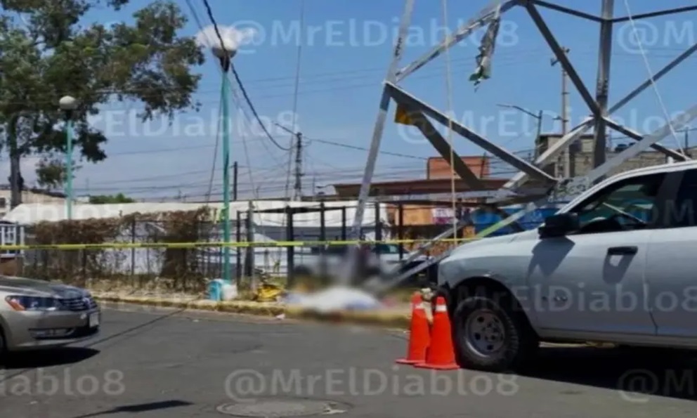 Muere trabajador de CFE tras caer de una torre de tensión en Iztapalapa