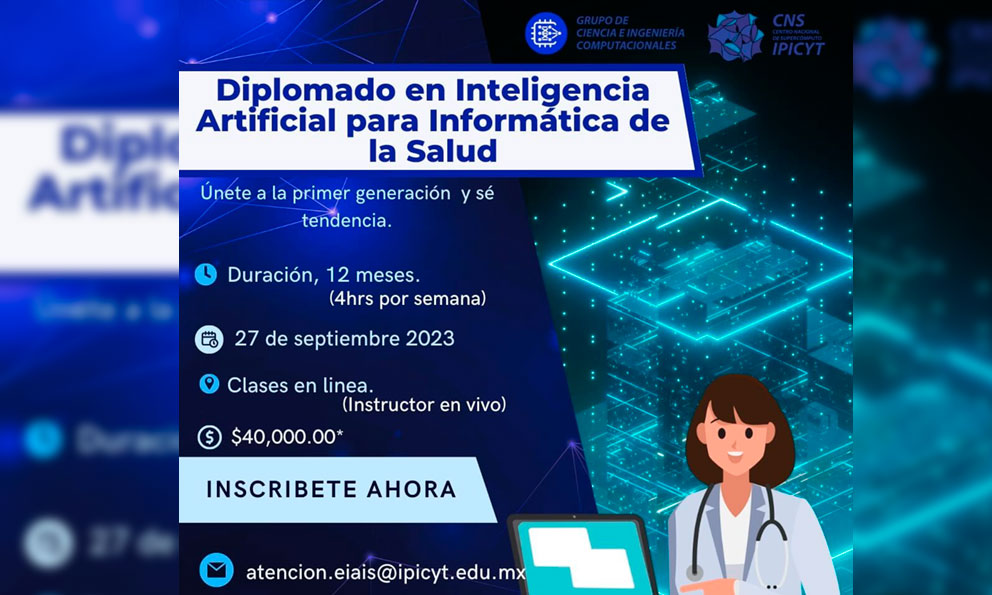 Ipicyt Ofrece Diplomado En Inteligencia Artificial Para Informática De La Salud 4185