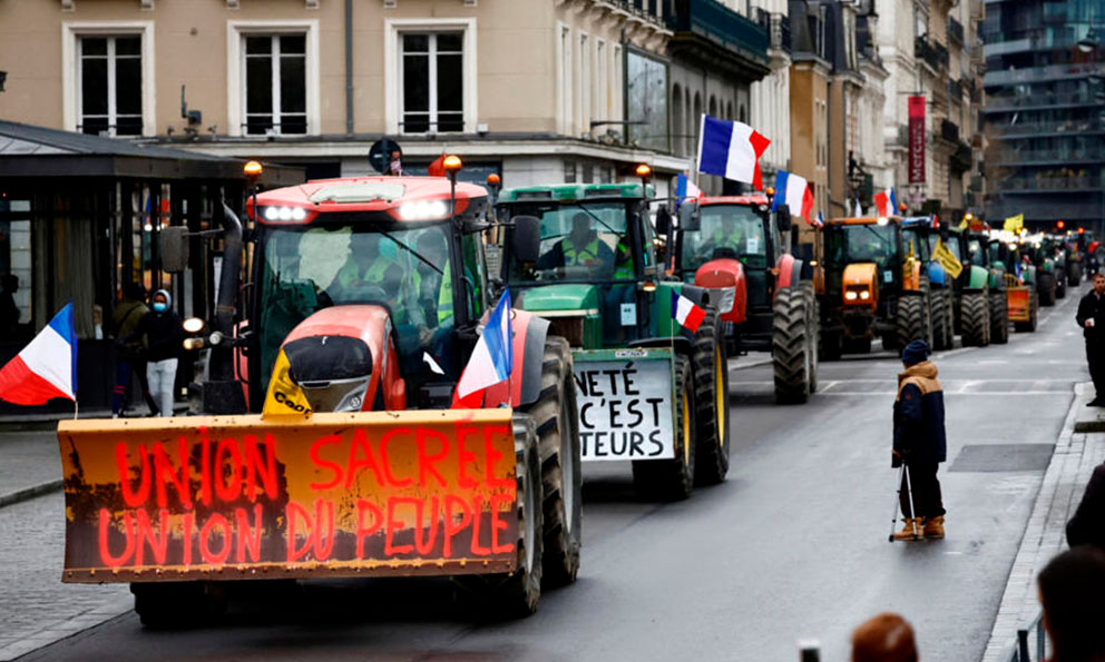 Agricultores Franceses Amenazan Con Bloquear París