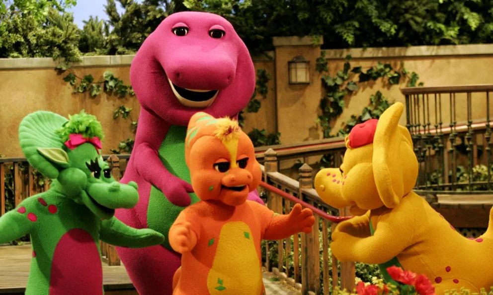 barney arrestado por jurar