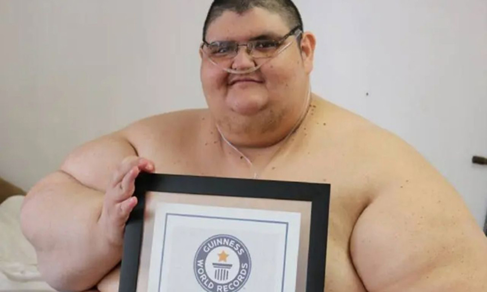 Mexicano que ganó Guinness como el más gordo del mundo super