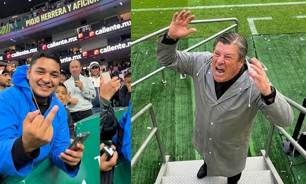 Miguel Herrera encara a fan tras el empate de Atlante ante León