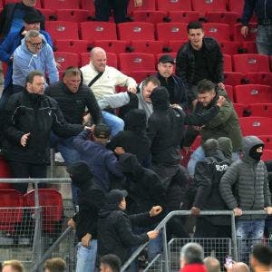 “West Ham fan Knollsy hailed as hero after stopping AZ Alkmaar ultras’ violent rampage during Europa Conference League game”